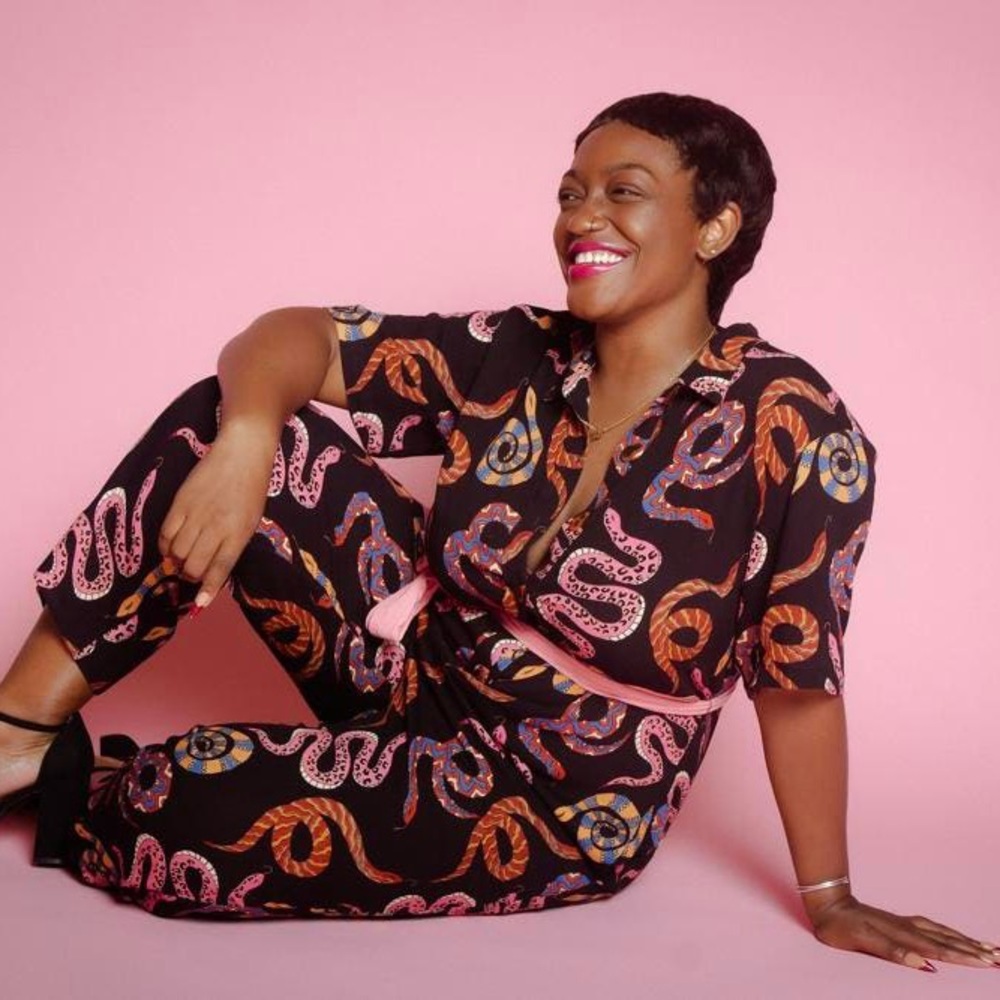 FARM Rio Snake Print Jumpsuit XS 🐍 Bold Graphic Colors